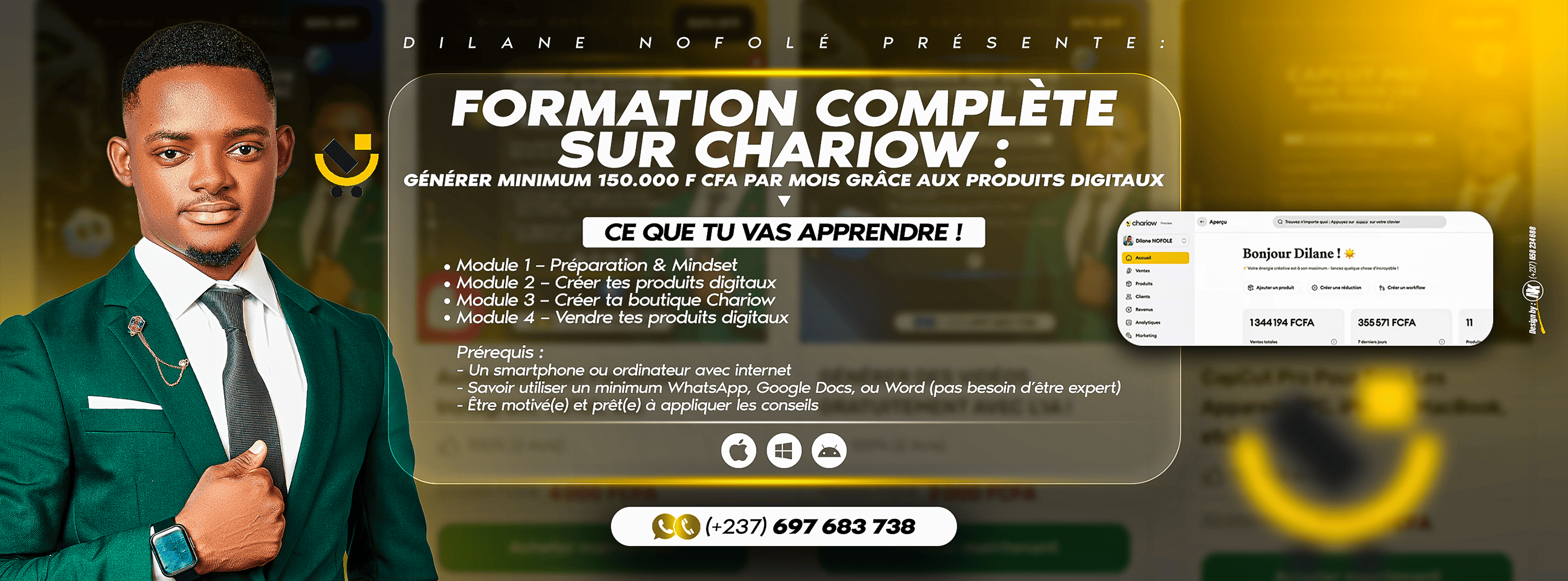 💰Chariow de A à Z : Créer sa boutique, ses produits et vendre ses produits !
