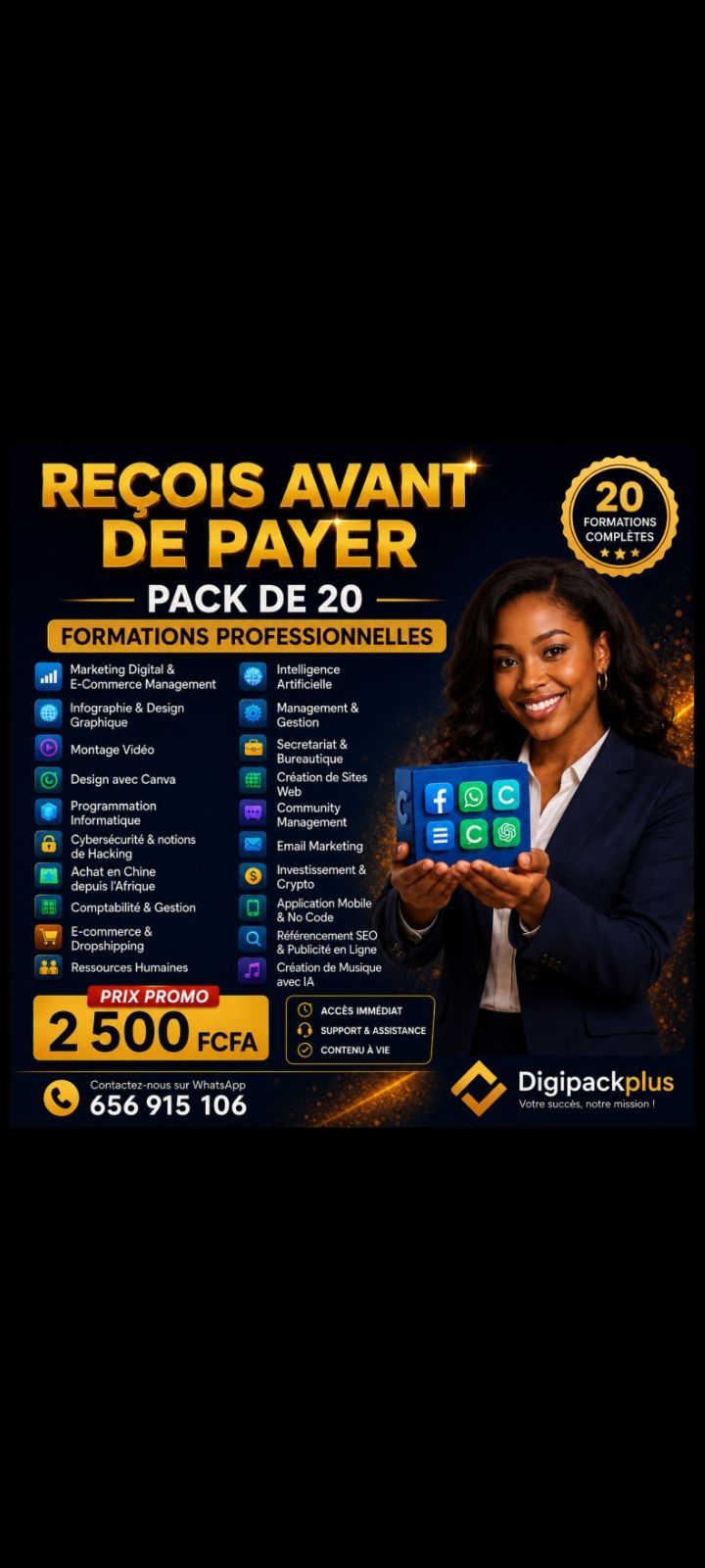 Pack 20 formations professionnelles