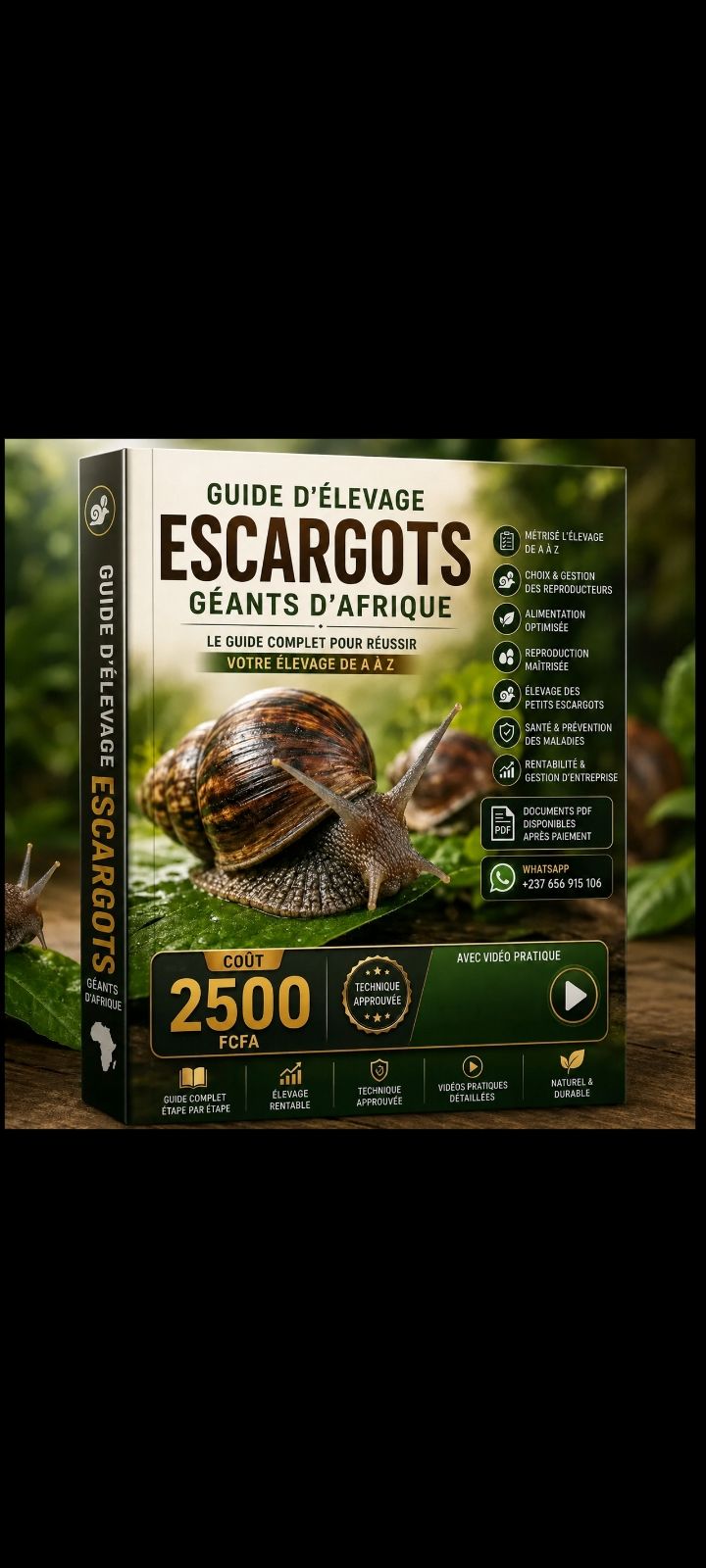 Guide certifié d'élevage des ESCARGOTS