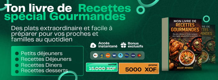 MON LIVRE DE RECETTES GOURMANDES