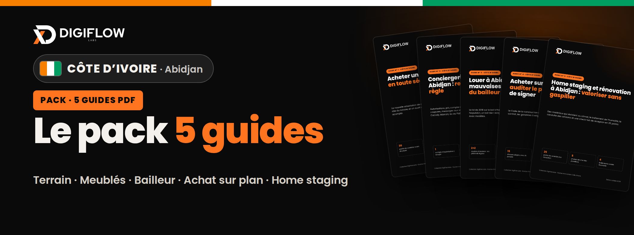 Côte d’Ivoire · Pack immobilier Abidjan : 5 guides