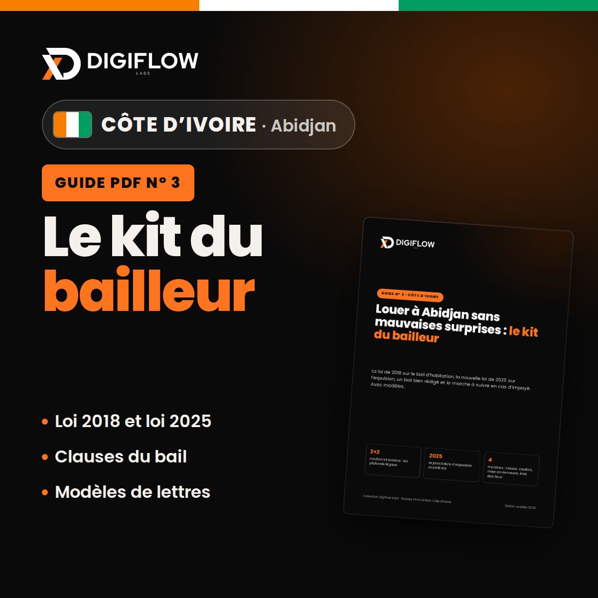Côte d’Ivoire · Le kit du bailleur à Abidjan