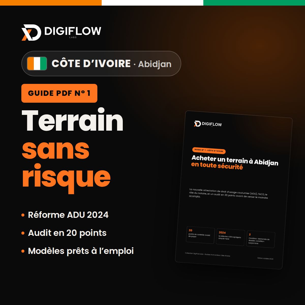 Côte d’Ivoire · Acheter un terrain à Abidjan en toute sécurité