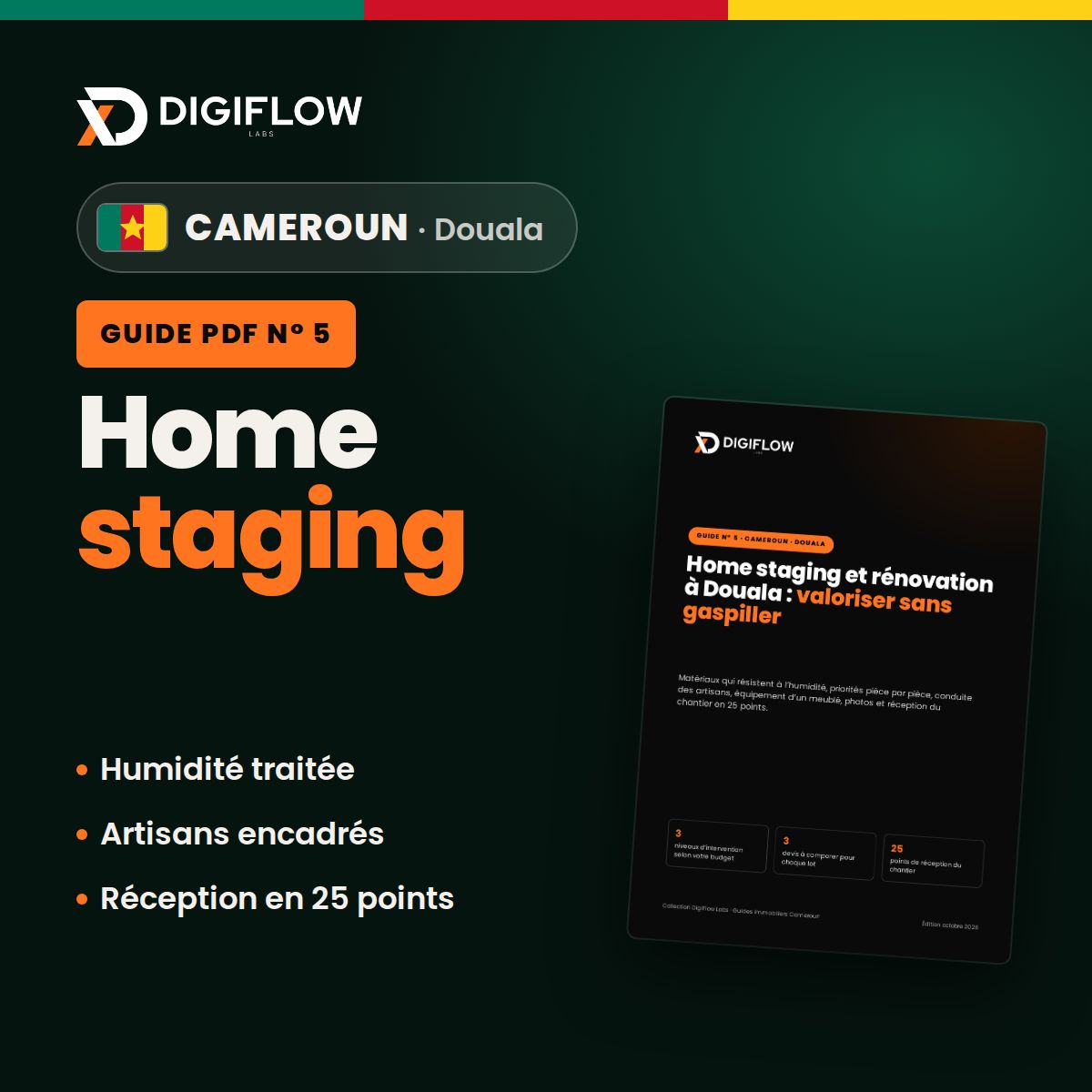 Cameroun · Home staging et rénovation à Douala