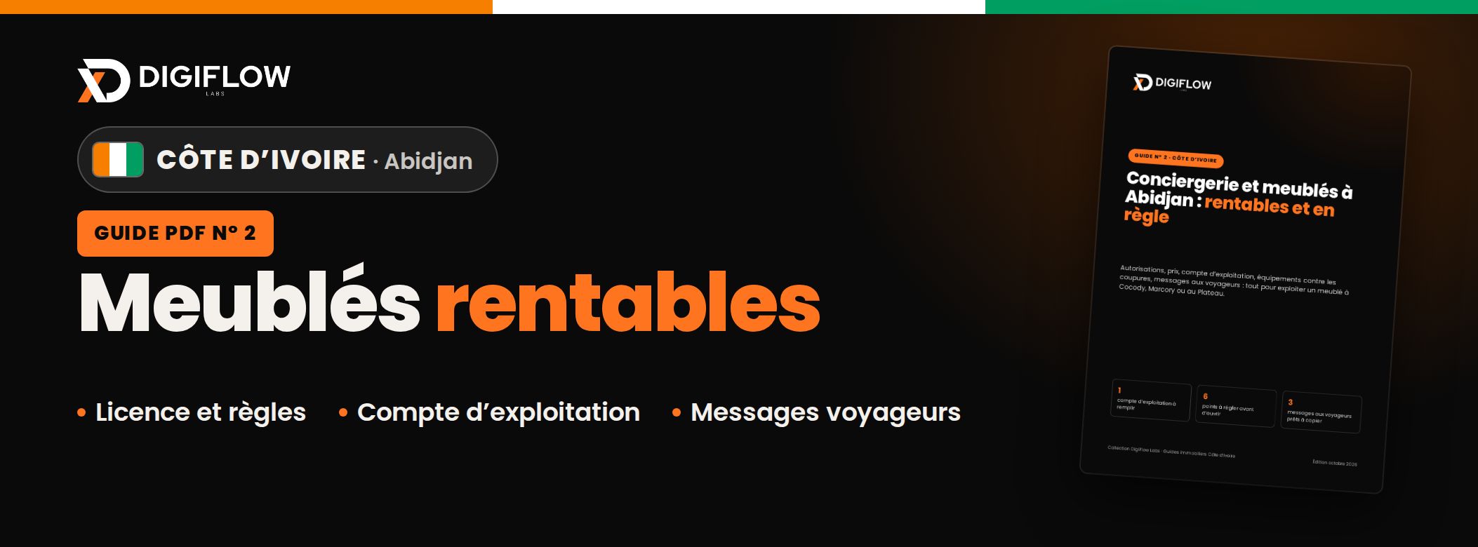Côte d’Ivoire · Conciergerie et meublés à Abidjan