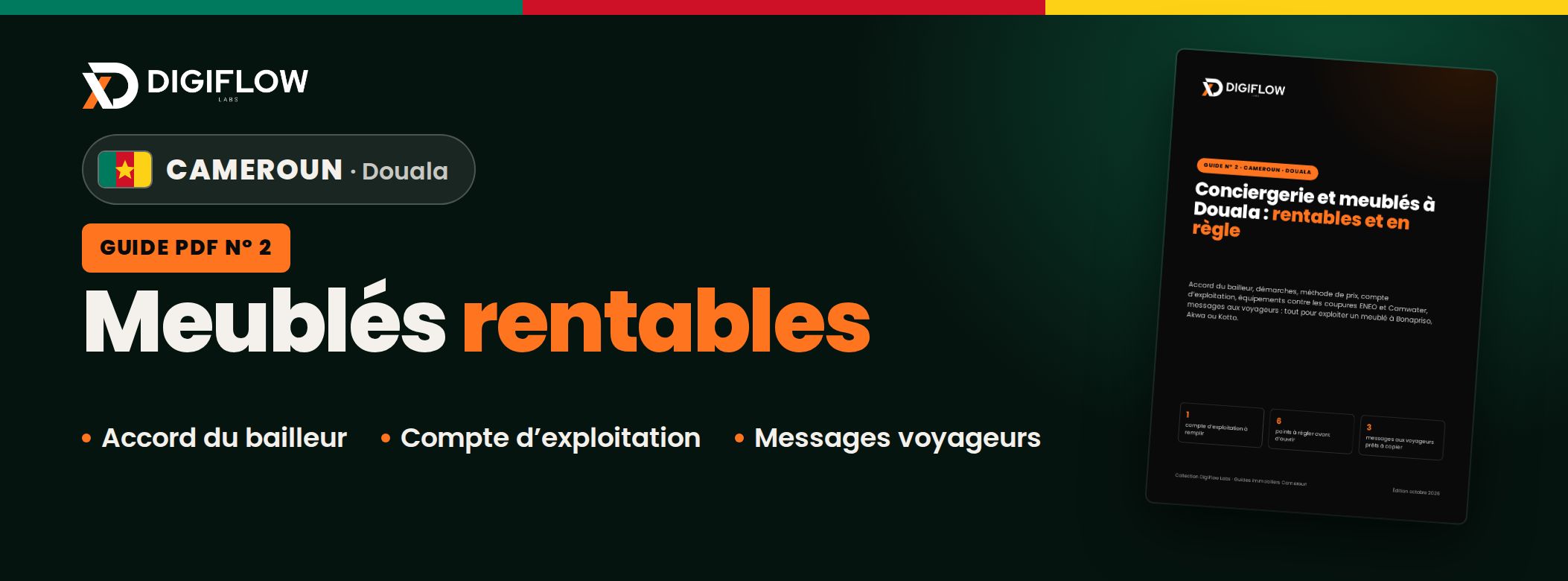 Cameroun · Conciergerie et meublés à Douala