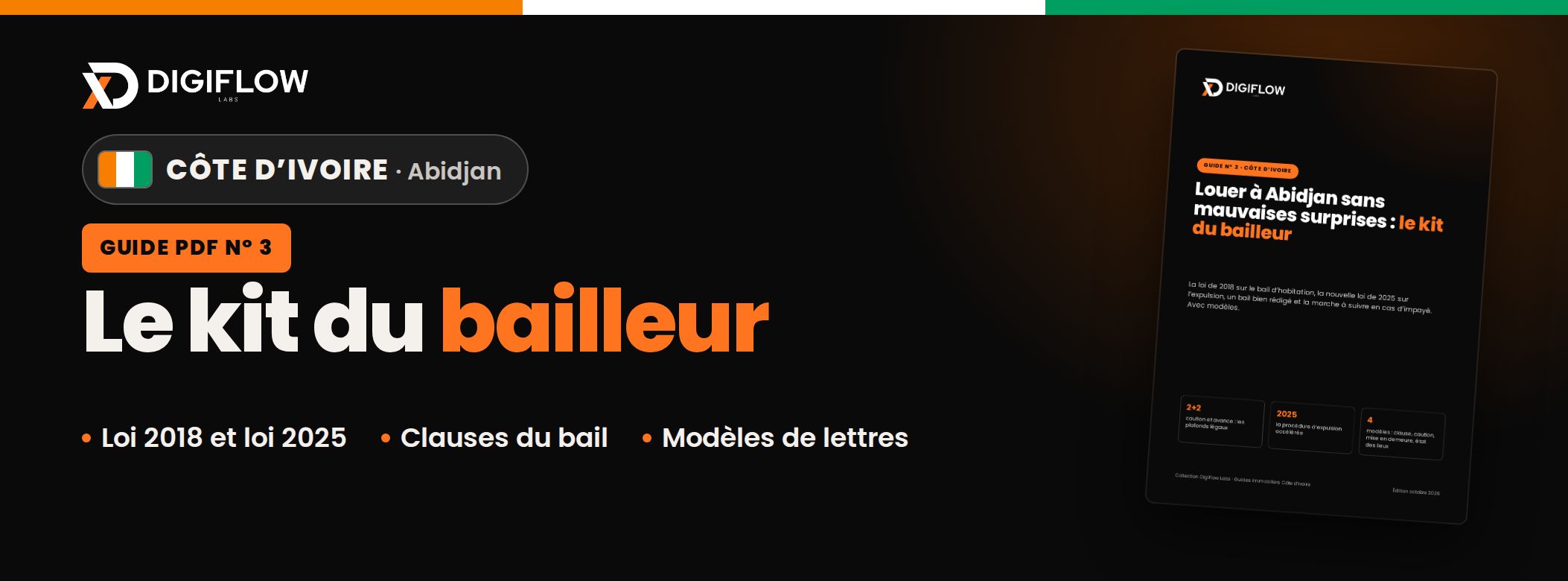 Côte d’Ivoire · Le kit du bailleur à Abidjan