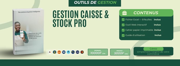 Outils de Gestion de caisse & Stock pro