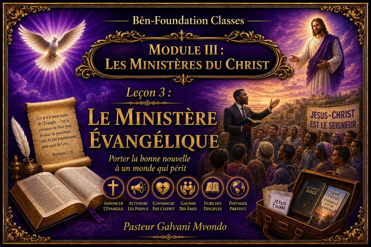 [M.3 - L.3] LE MINISTERE EVANGELIQUE