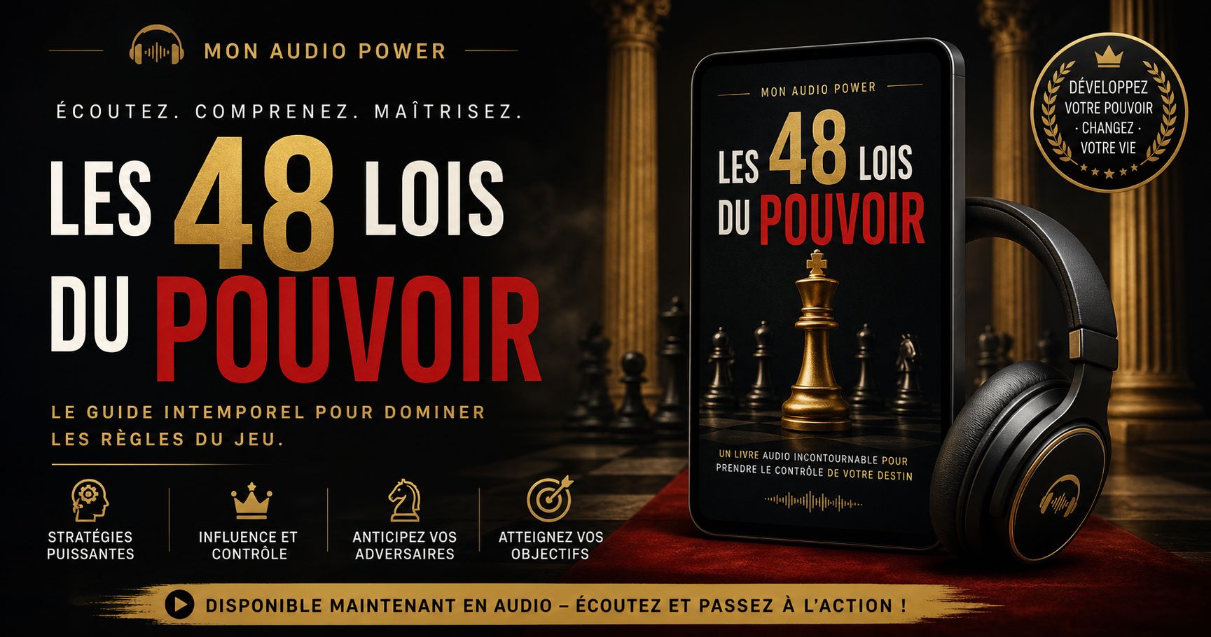 POWER : LES 48 LOIS DU POUVOIR AUDIO