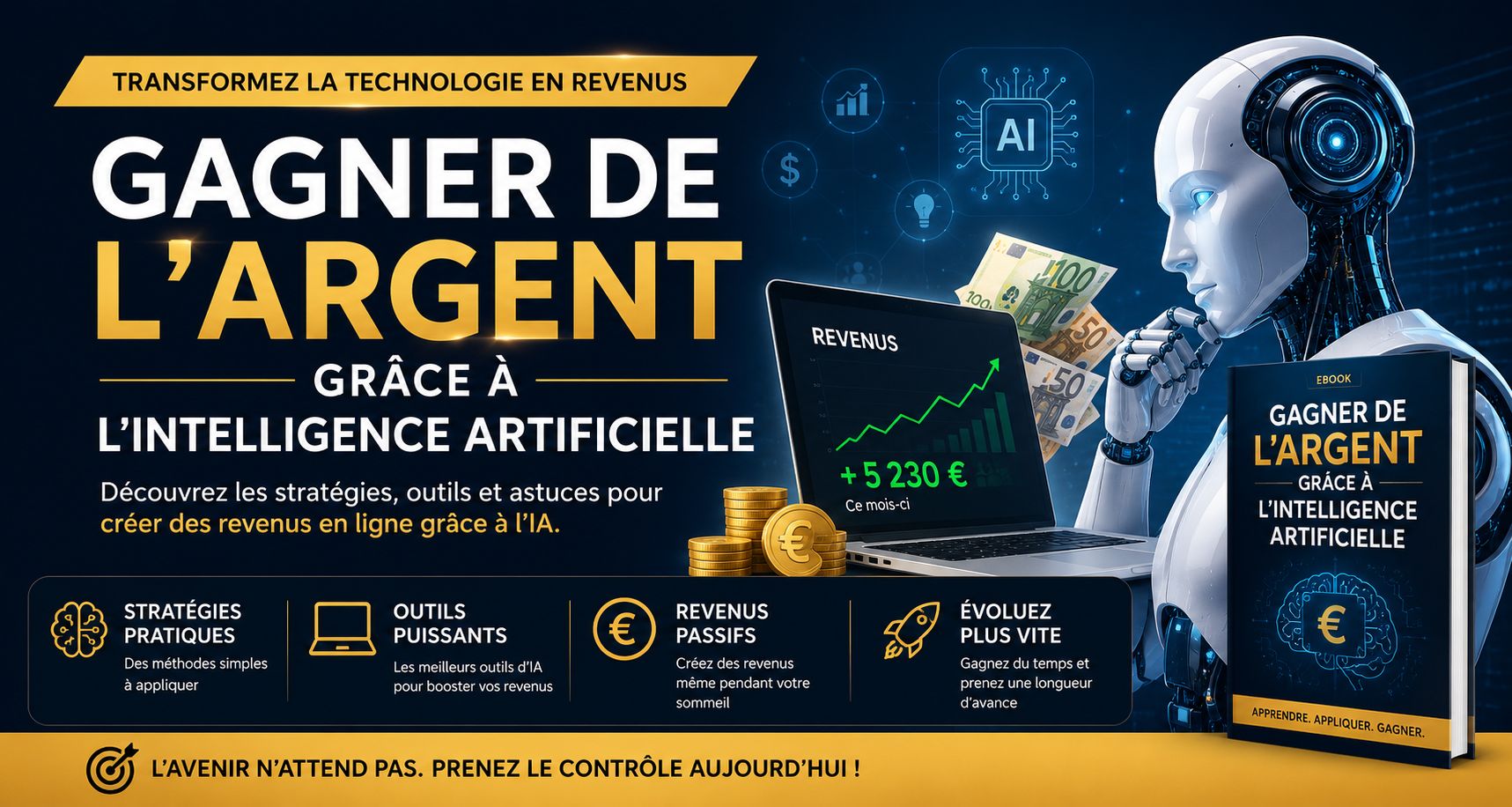 Maîtrisez l’IA : Guide complet pour générer des revenus en 2026