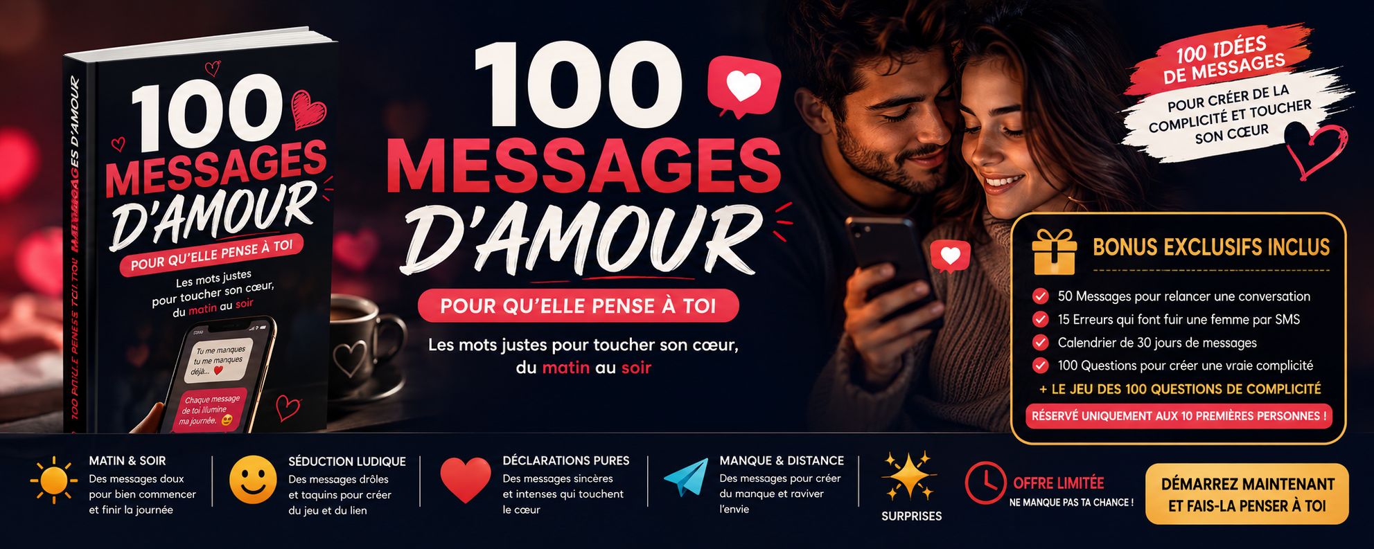 100 message d'amour