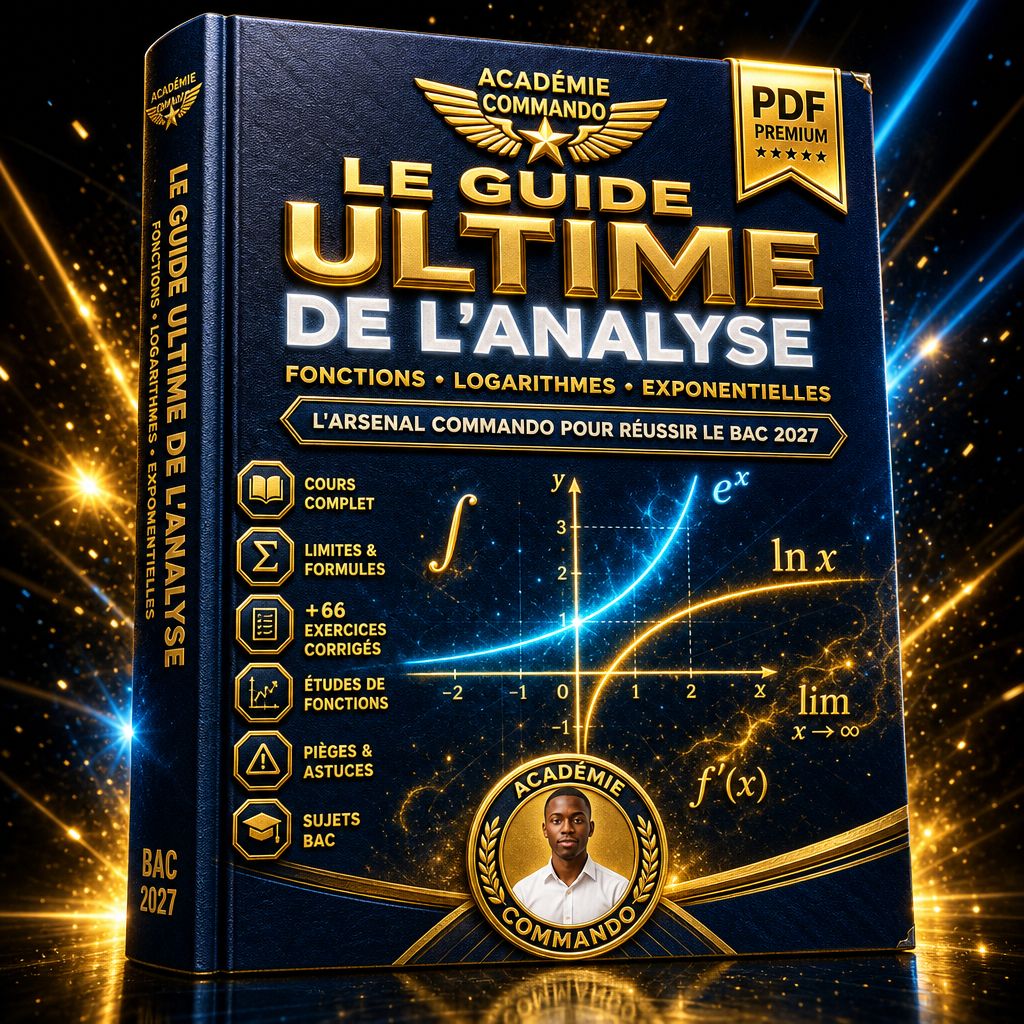 Pack Ultime : Étude de Fonctions + Exponentielles & Logarithmes (Terminale C, D, SE, SM).