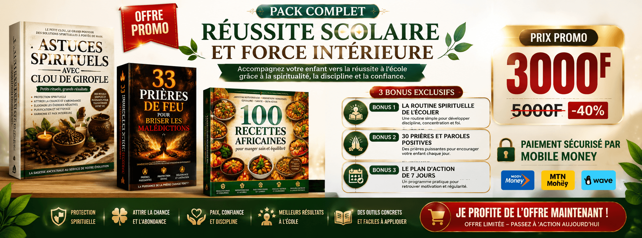 LA GUIDE SPIRITUEL POUR LA RÉUSSITE SCOLAIRE DE VOS ENFANTS