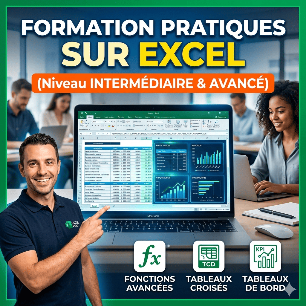 FORMATION EN EXCEL PRO : Power Query, Pivot & Avancé – Gratuit, pour Experts