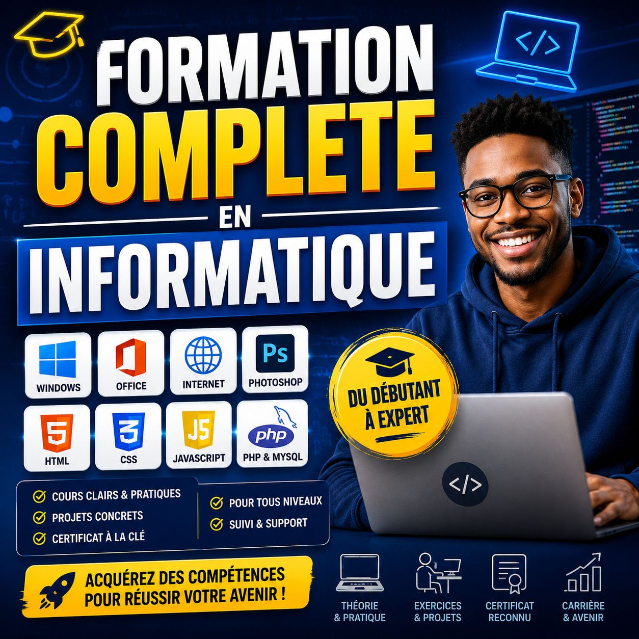 FORMATION COMPLETE EN INFORMATIQUE