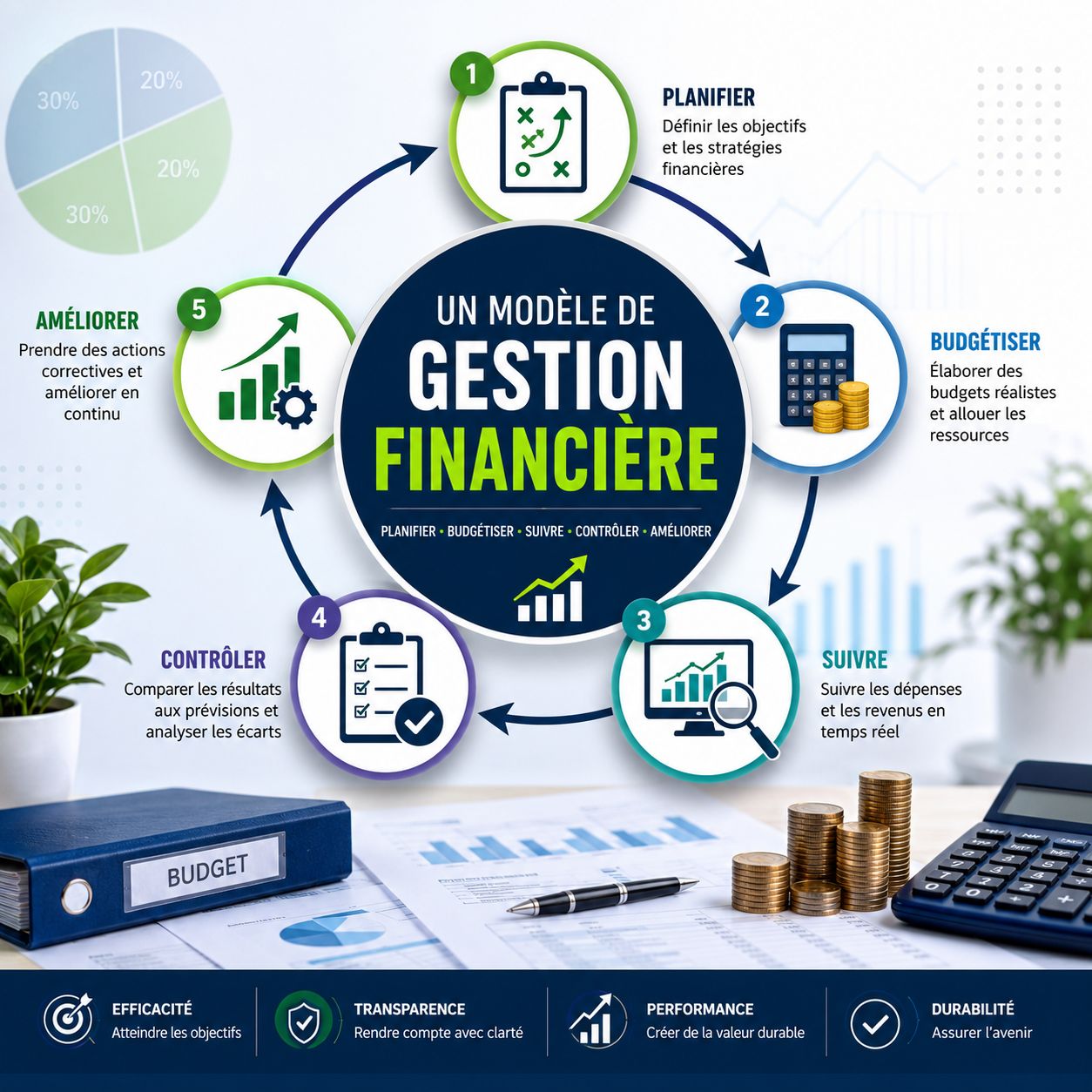 Modèle de Gestion Financière: 3 Etats Financiers