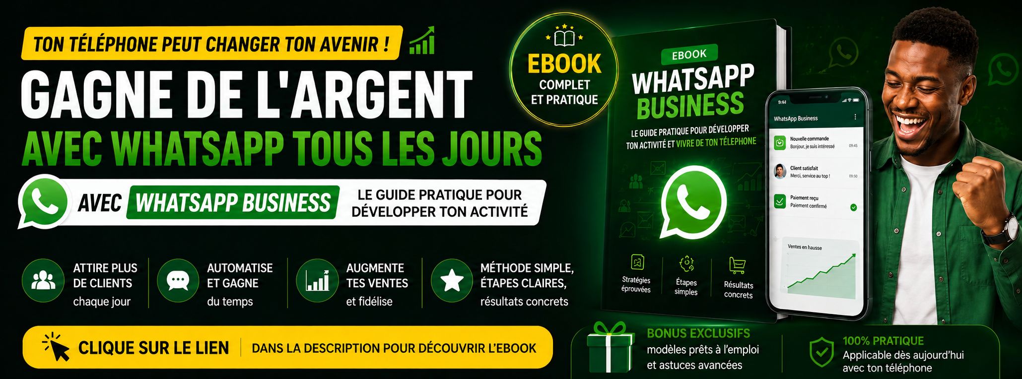 VENDRE CHAQUE JOUR AVEC WHATSAPP BUSINESS : GUIDE + FORMATION VIDÉO