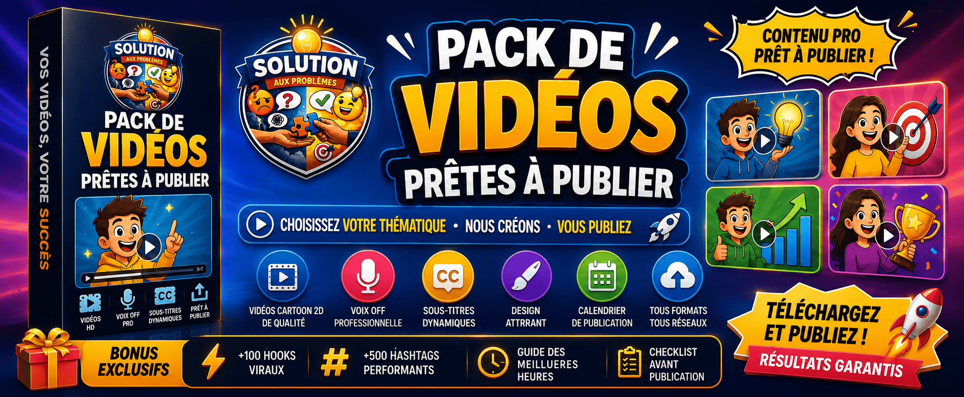 Pack 100 Vidéos Viral Qui Transforme N’importe Quel Compte En Machine À Vues