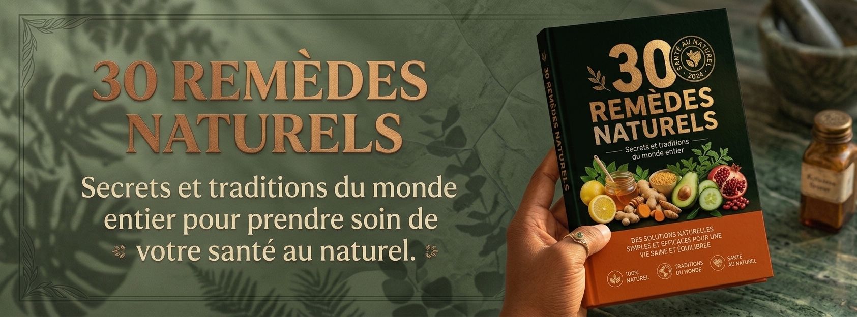 30 REMÈDES NATURELS - Secrets et traditions du monde entier pour se soigner sans effet secondaire
