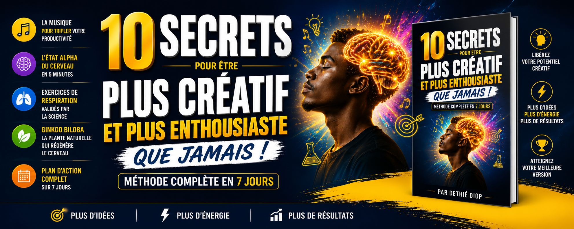 10 Secrets Pour Être Plus Créatif et Plus Enthousiaste que Jamais – Méthode Complète