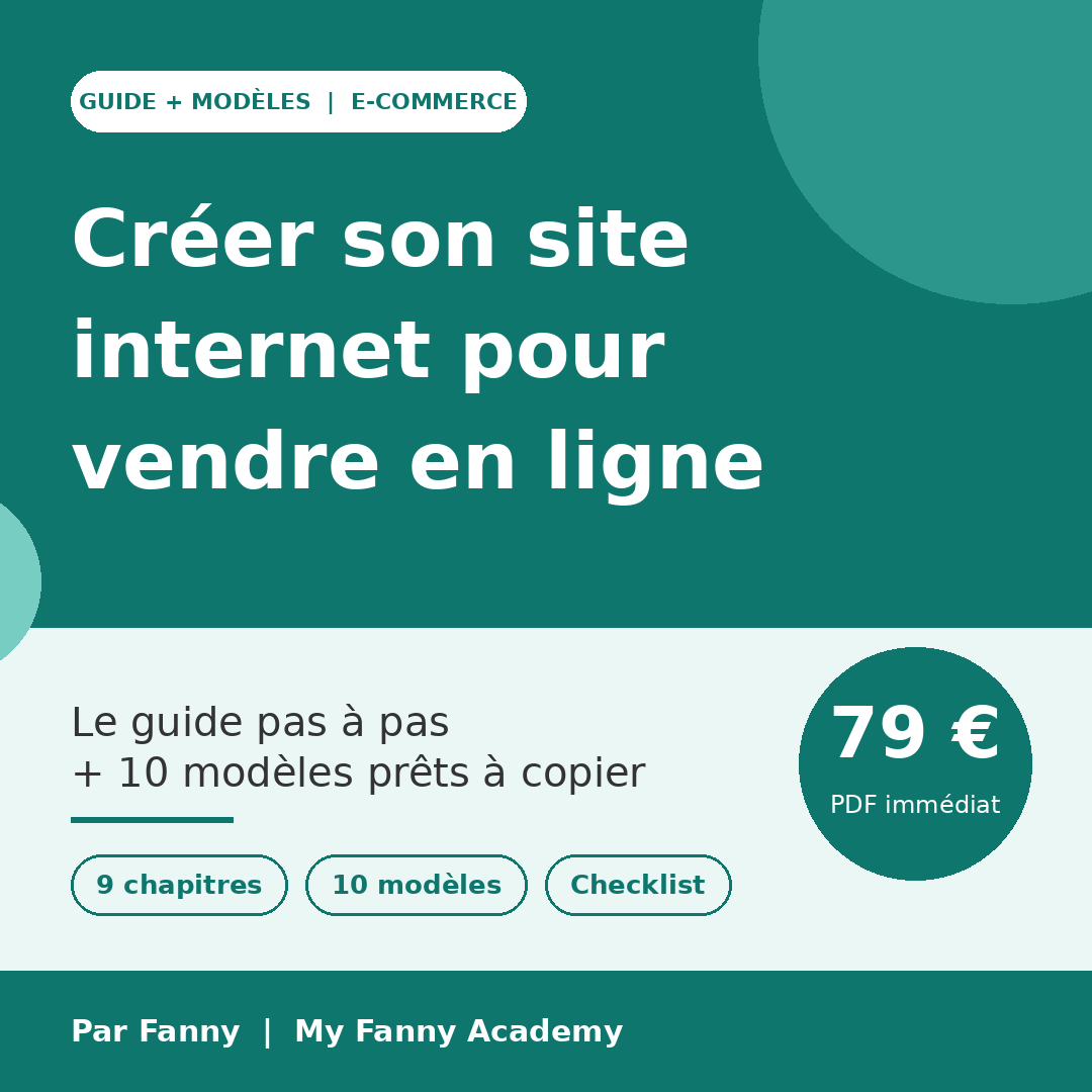 CREER ton site internet (Guide + 10 modèles)