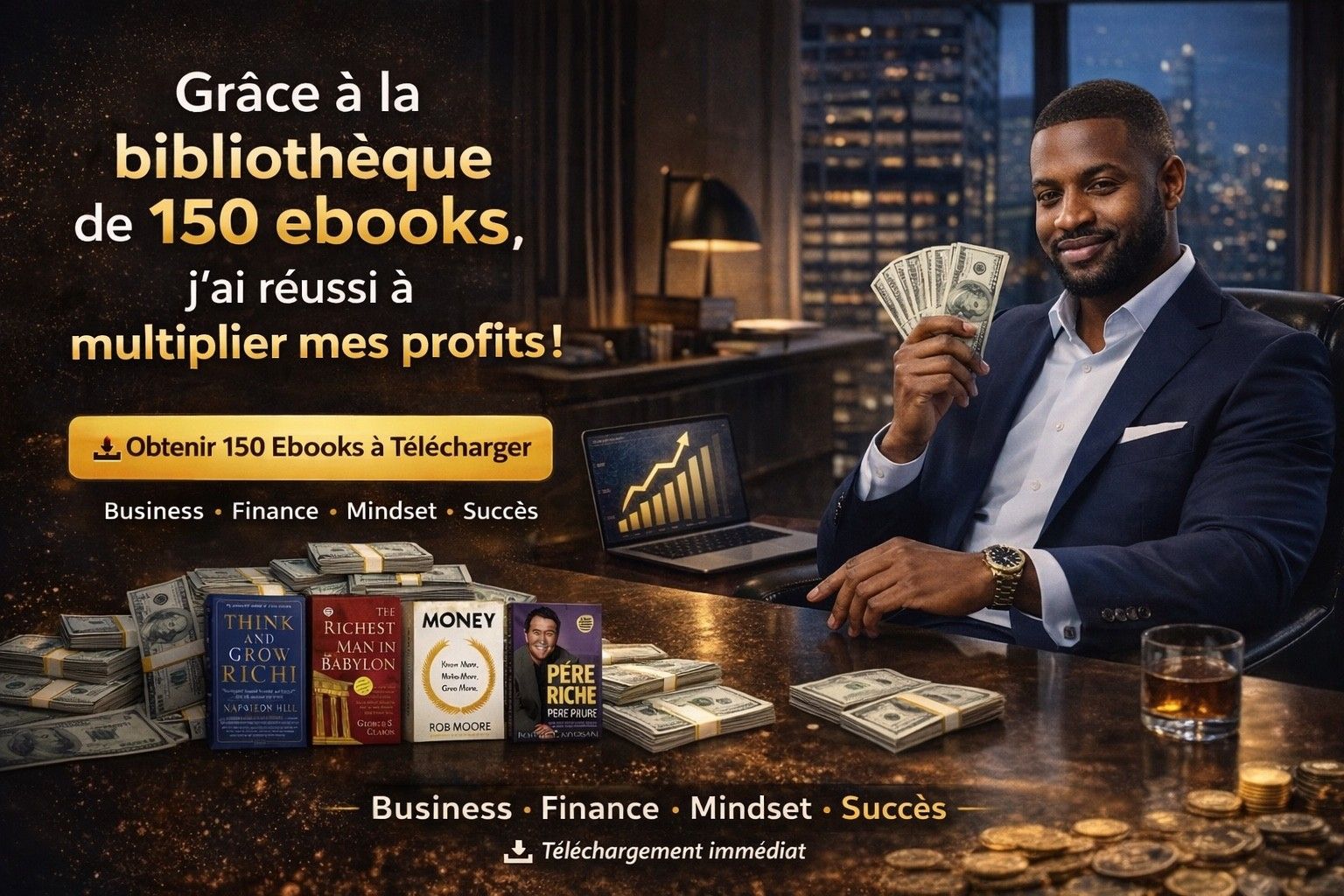 La Bibliothèque Secrète des Entrepreneurs : 150 Livres pour Développer la Mentalité des Leaders