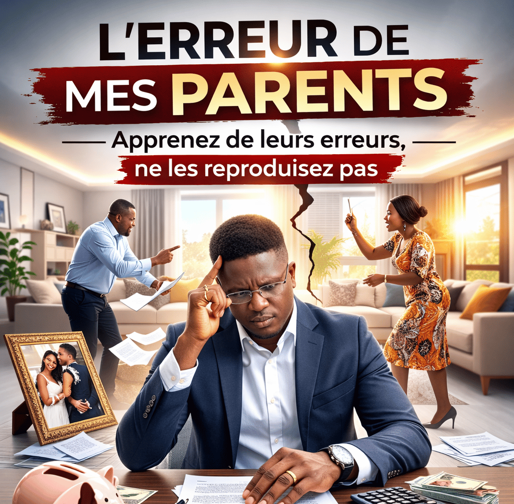 Livre L'ERREUR DE MES PARENTS