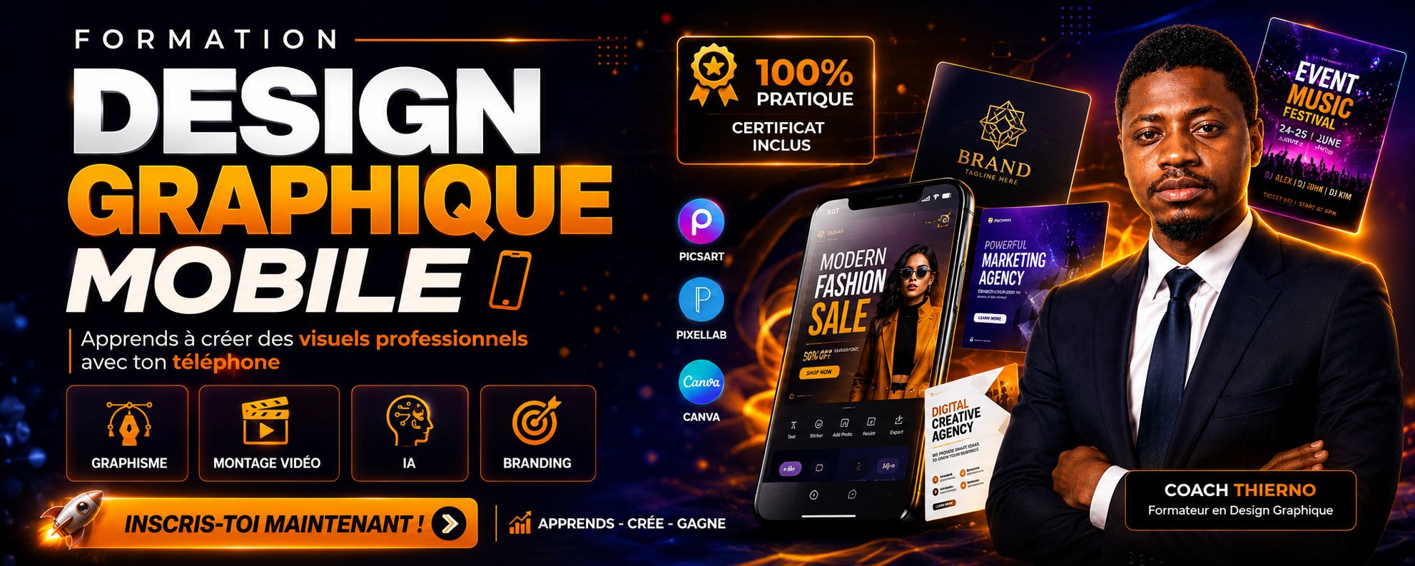 Deviens Graphiste Professionnel avec ton Téléphone