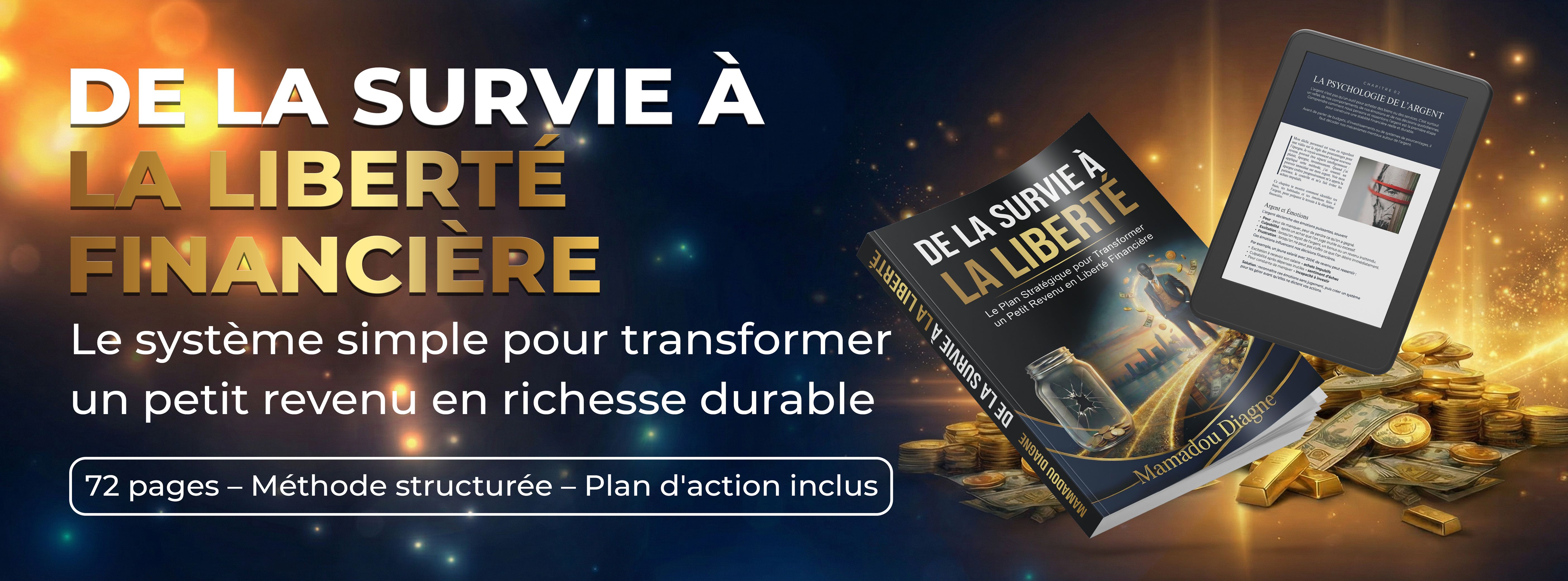 Le plan stratégique pour transformer un petit revenu en liberté financière.