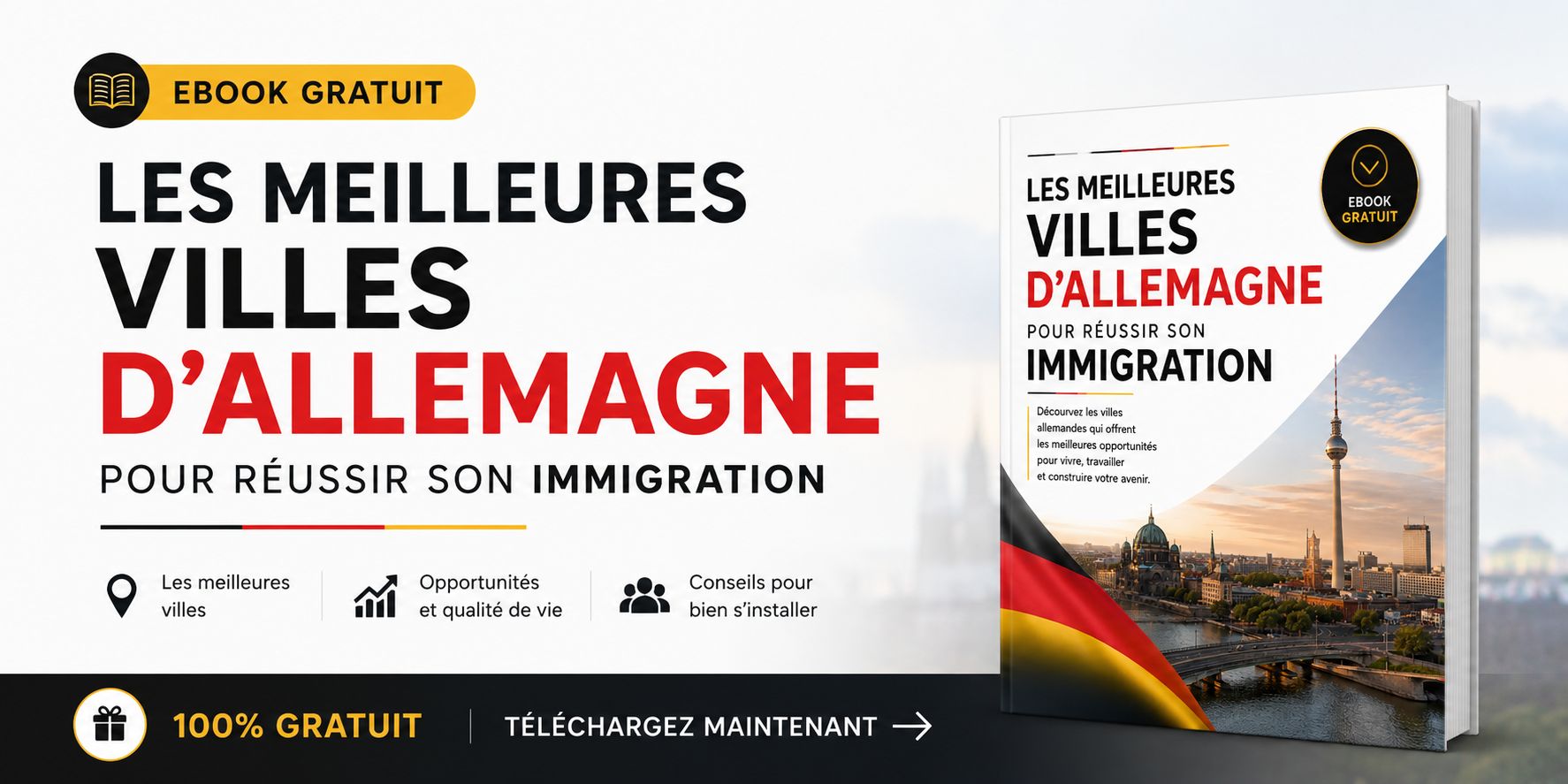 Les meilleures villes d’Allemagne pour réussir son immigration