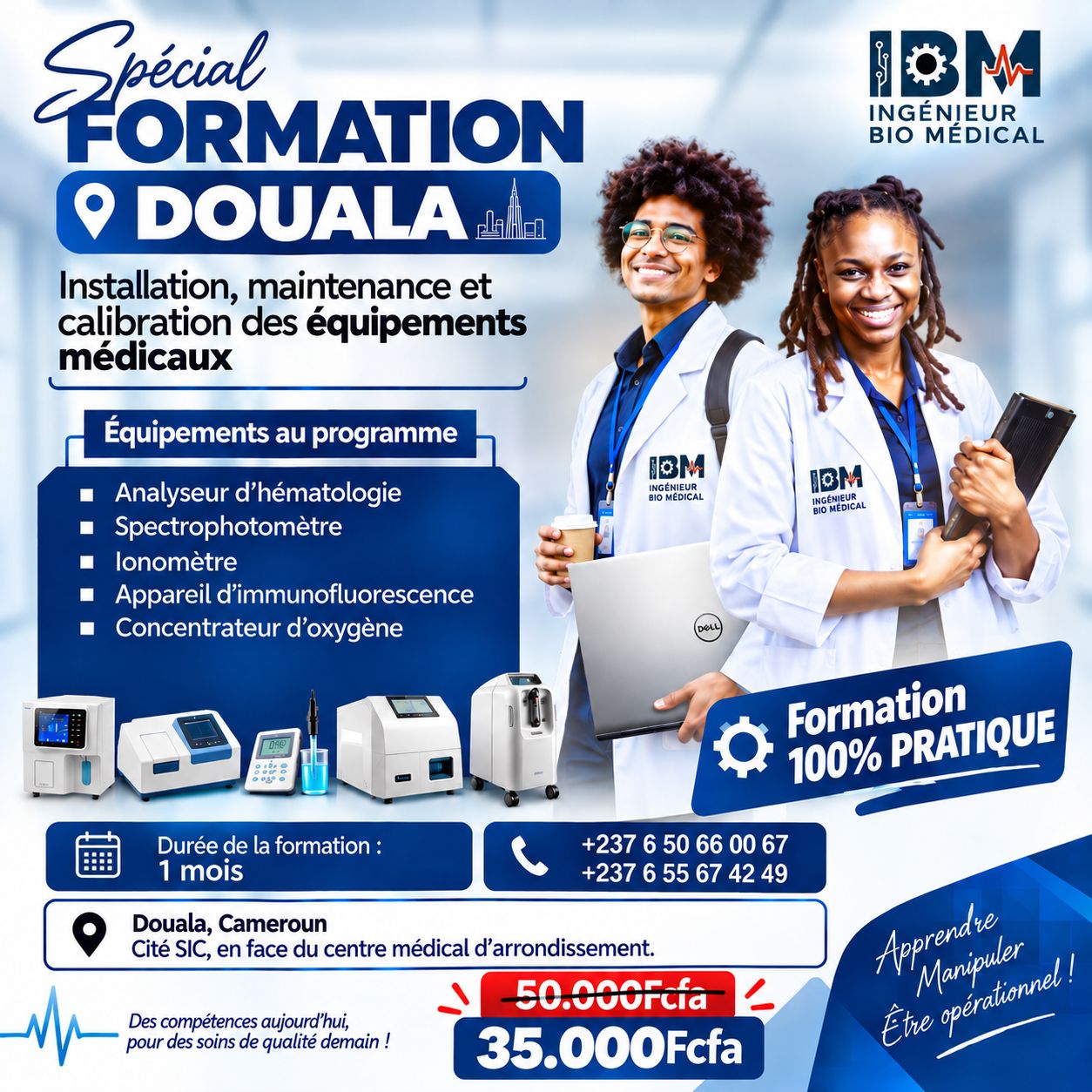 Deuxième tranche: installation, calibration et maintenance