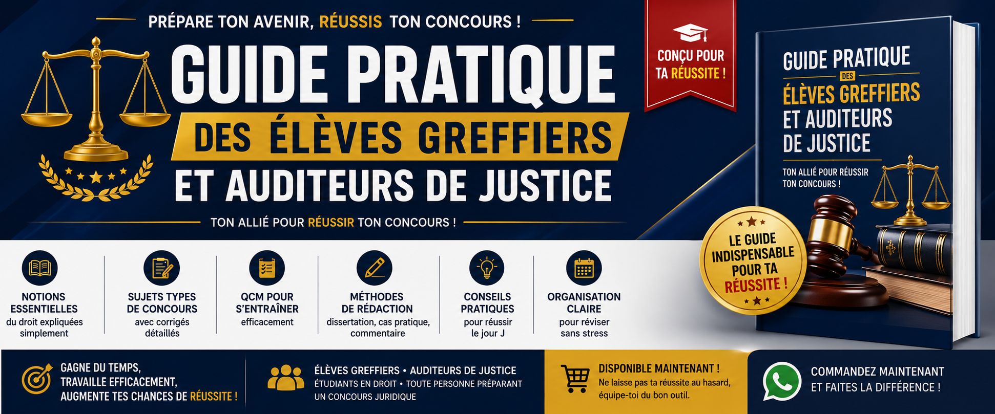 GUIDE PRATIQUE DES ELEVES GREFFIERS ET AUDITEURS DE JUSTICE