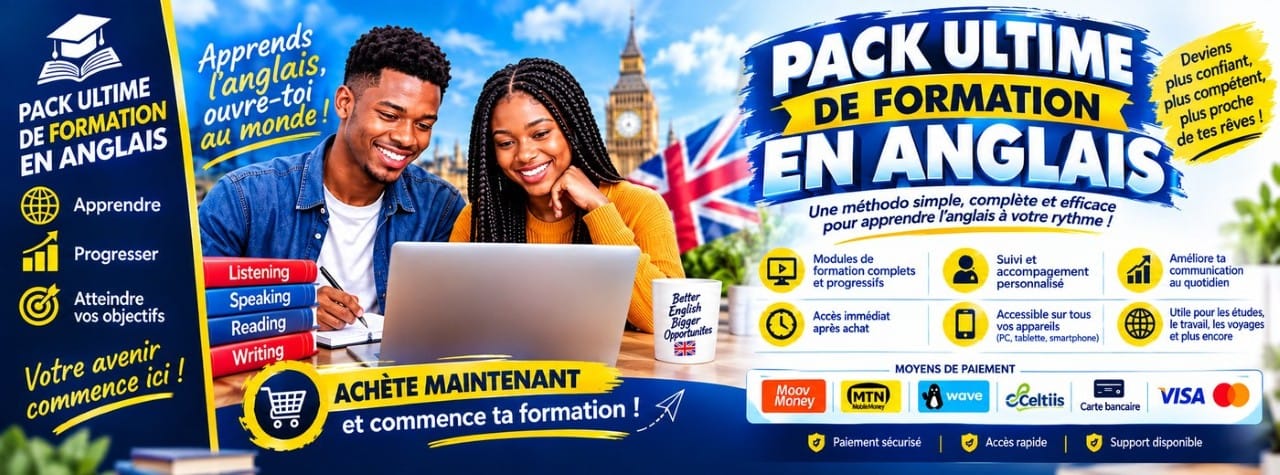 FORMATION EN ANGLAIS