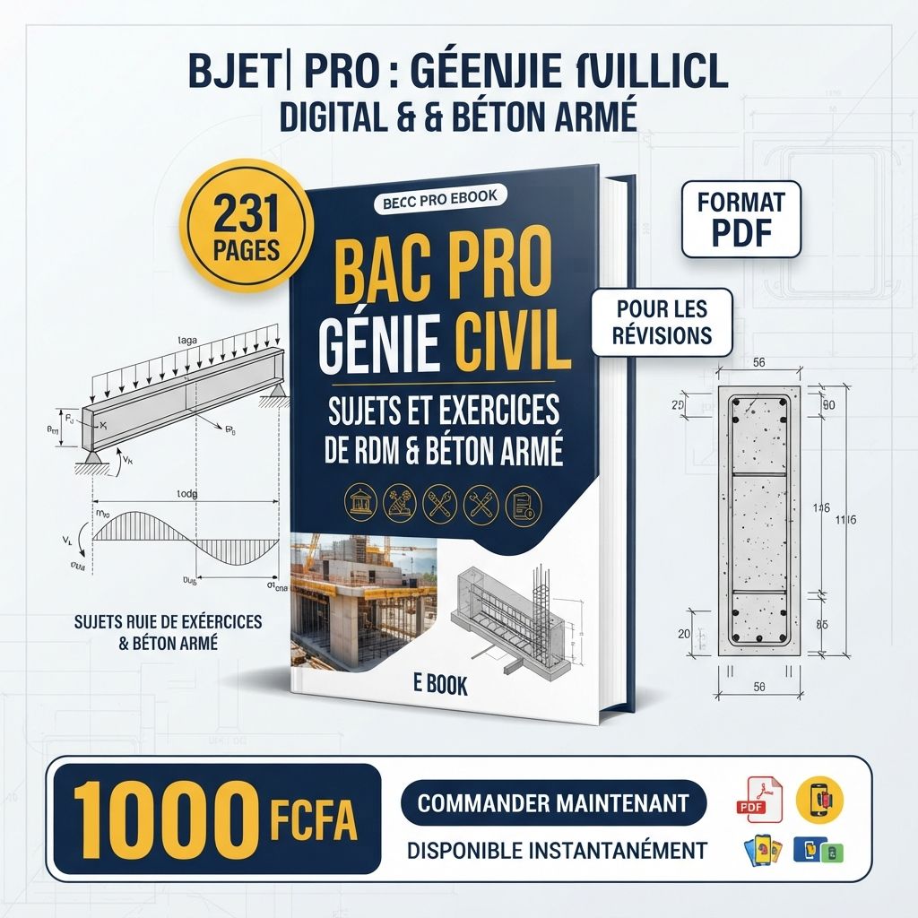SUJETS BAC PRO GÉNIE CIVIL