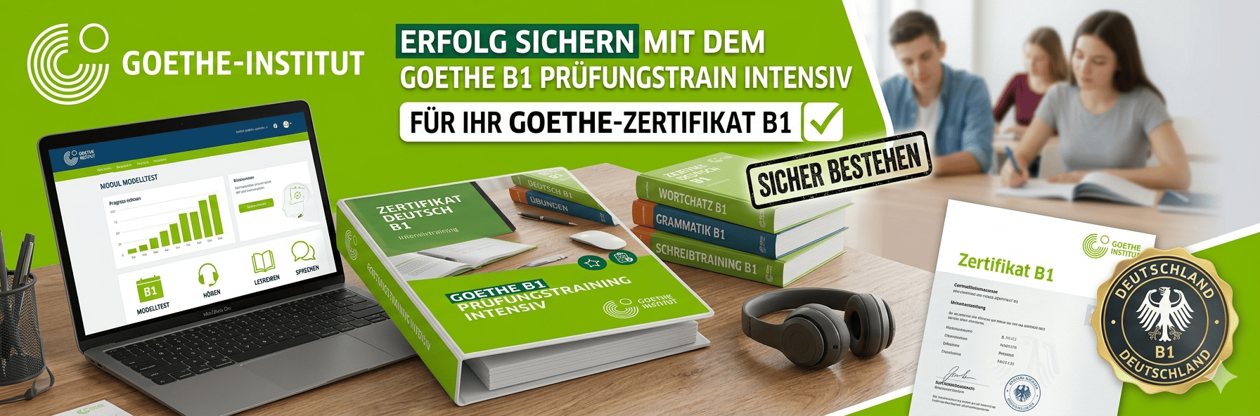 B1 Prüfungstraining Intensiv : Sicher bestehen
