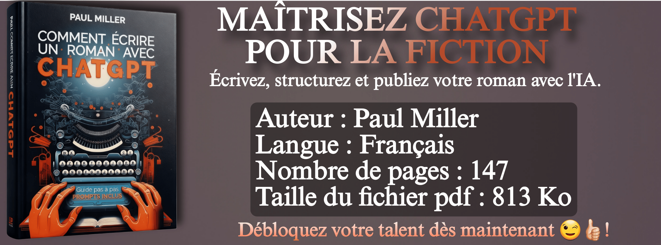 Comment Écrire un Roman avec ChatGPT