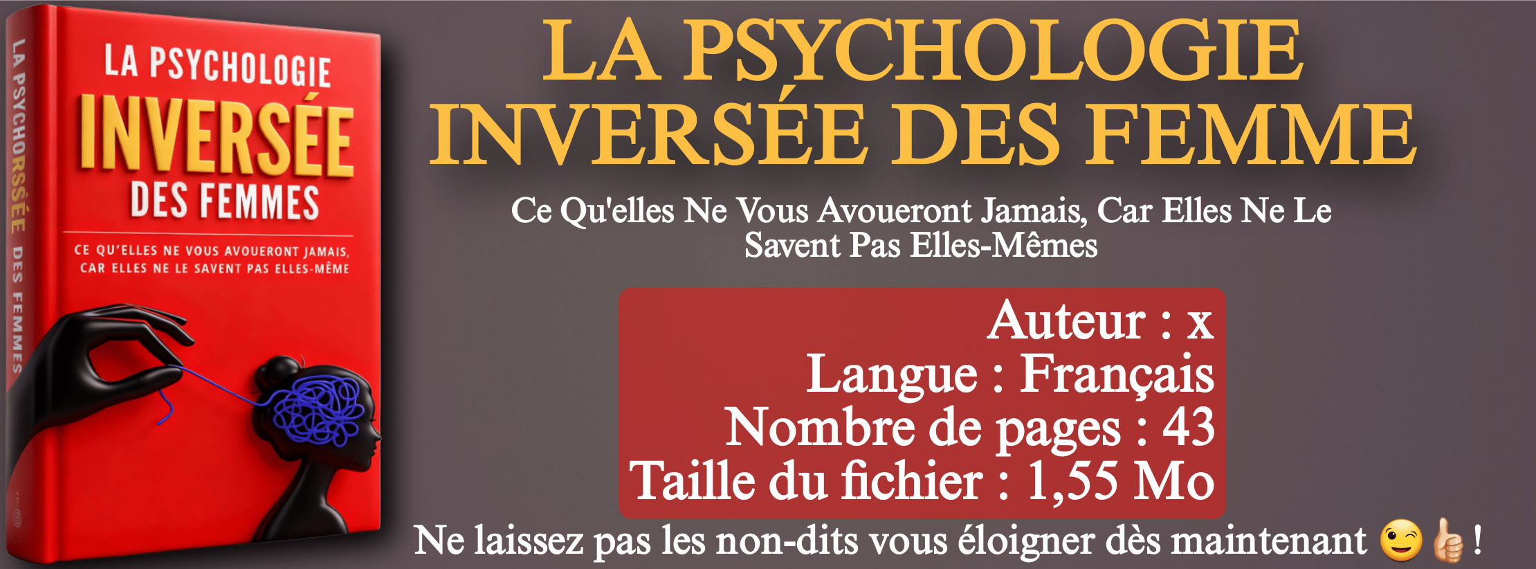 La psychologie inversée des femmes