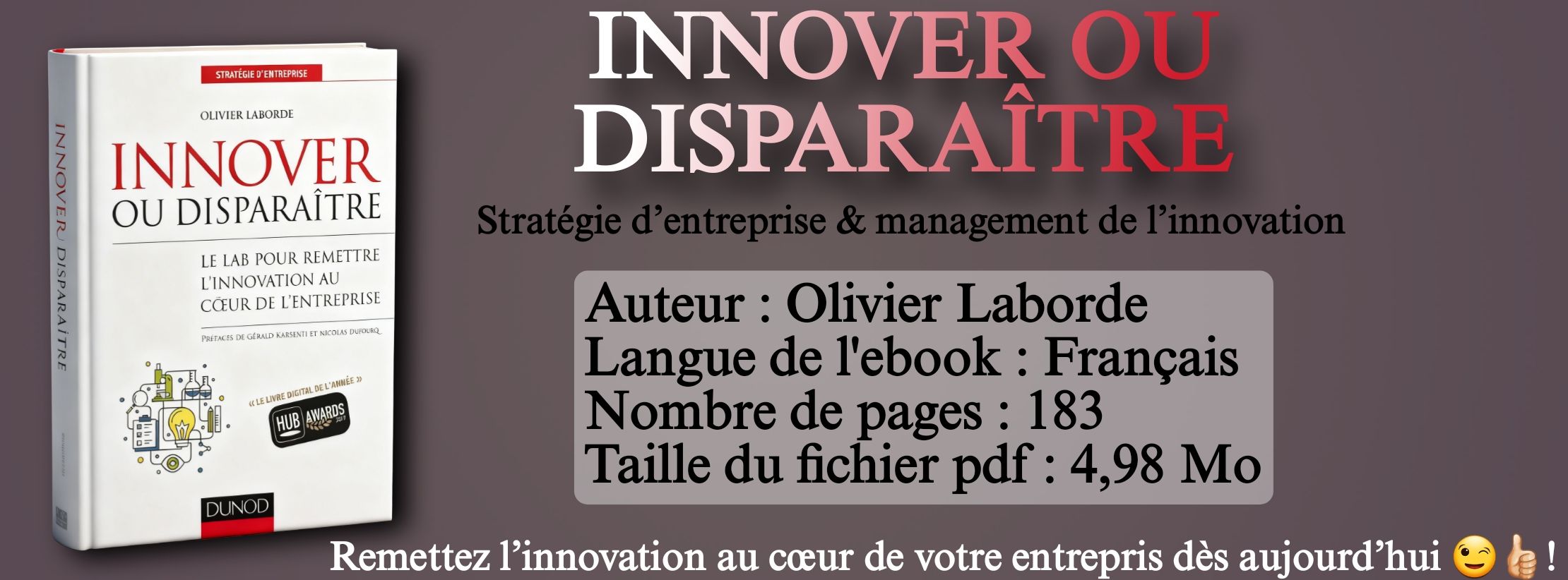 Innover ou Disparaître: Aide & Stratégie Pour Libérer Votre Potentiel d’Innovation