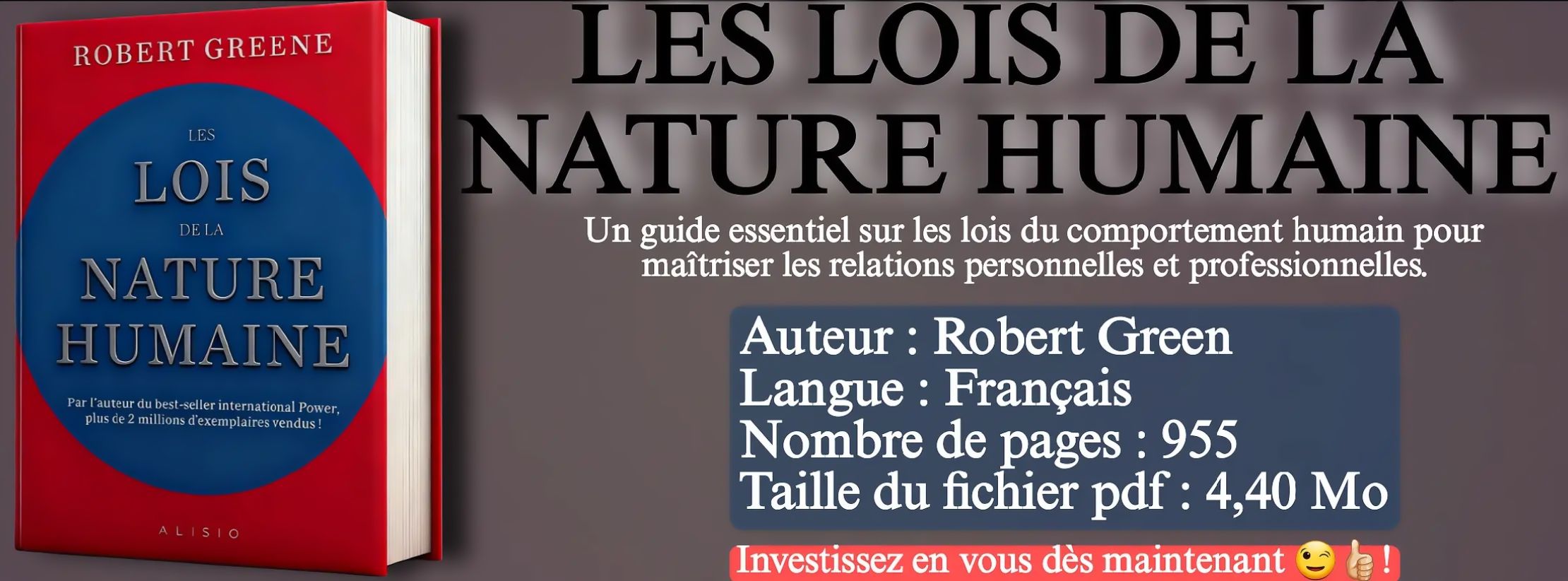 Lois de la Nature Humaine