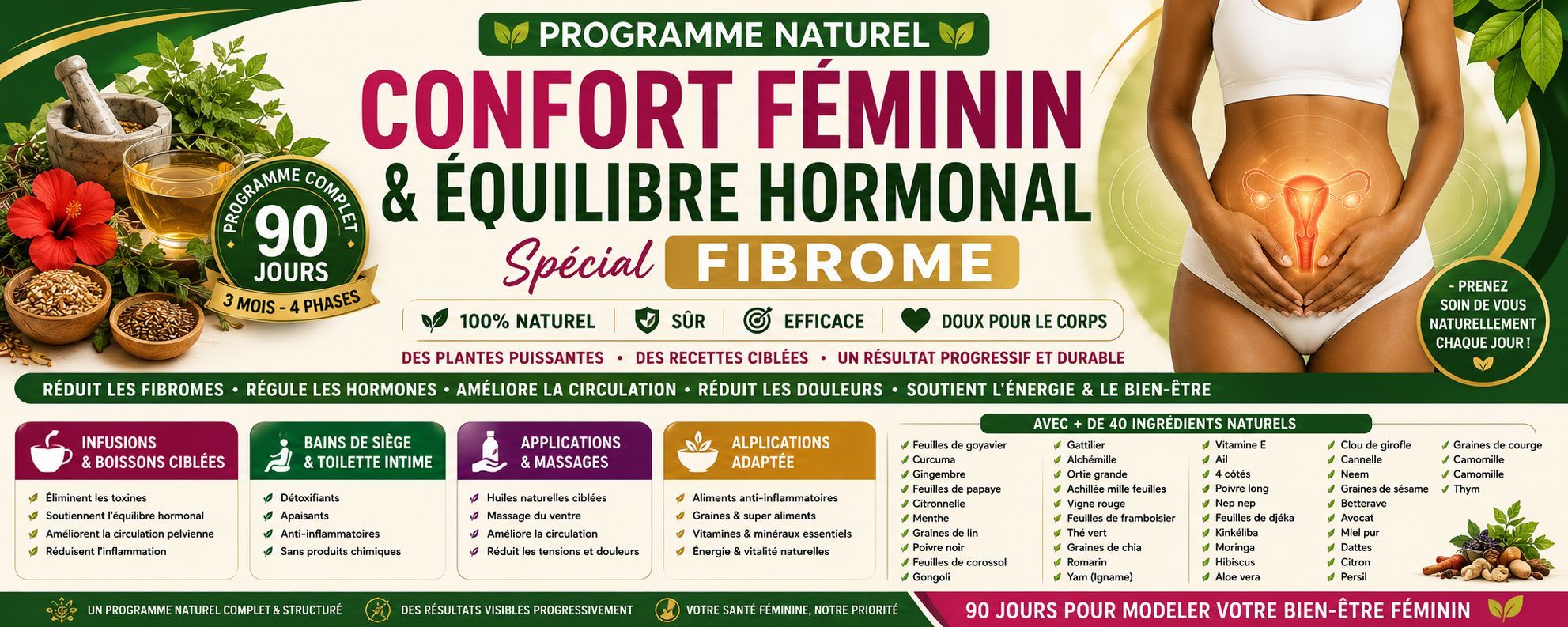 PROGRAMME NATUREL INTENSIF FIBROME 90 JOURS