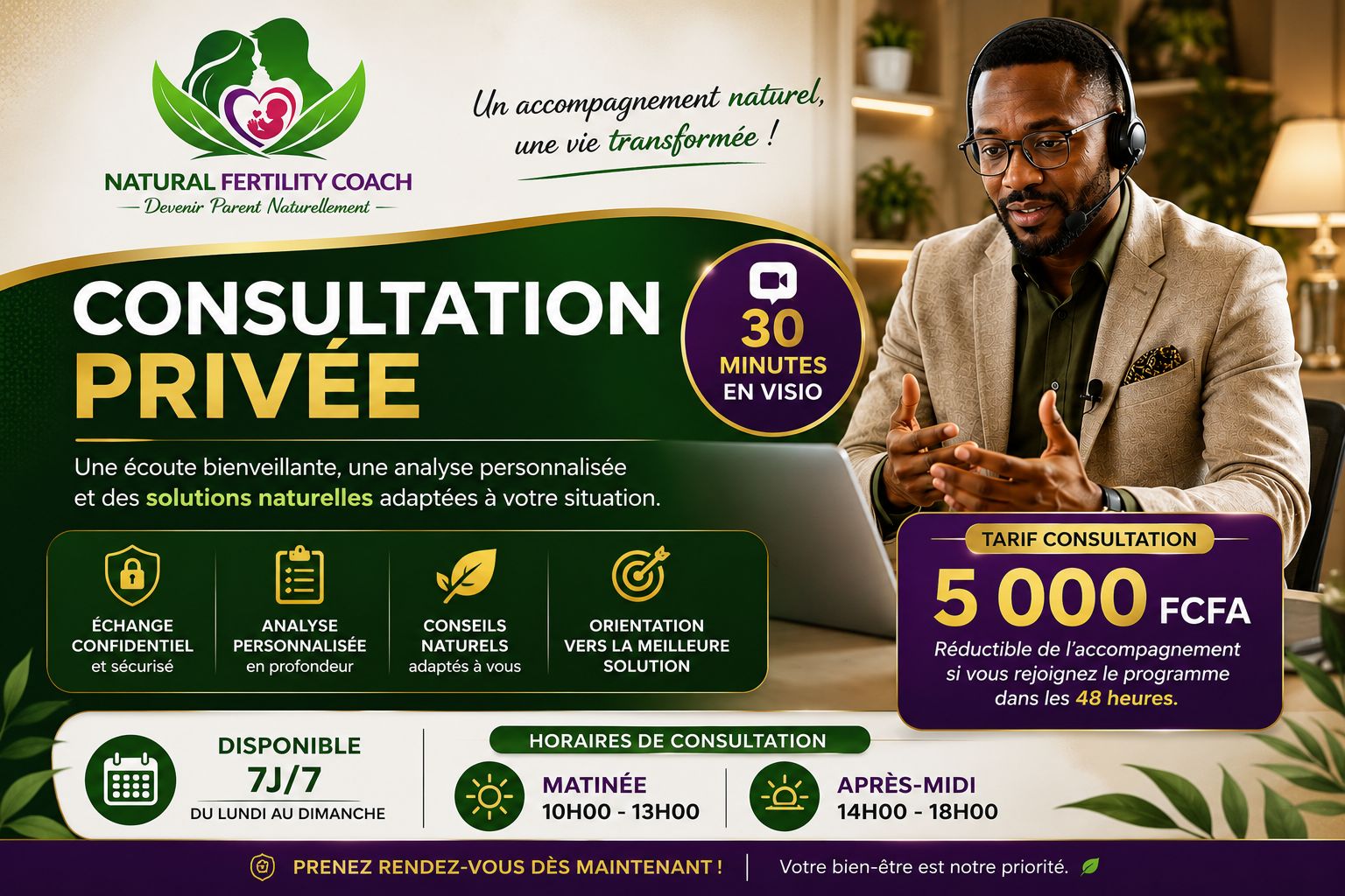 CONSULTATION PRIVEE EN VISIO