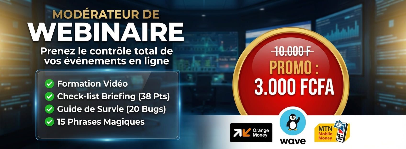 Formation Complete Modération de Webinaire!