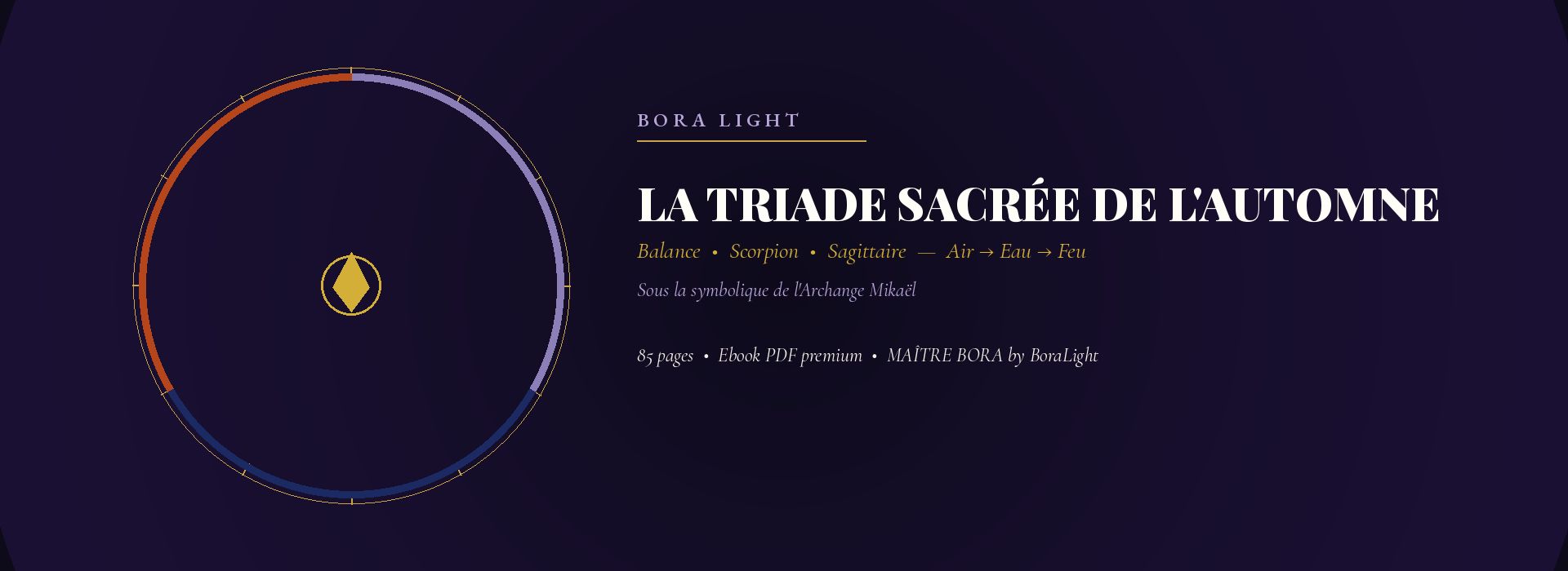 Guide Automnal : Triade Sacrée pour Booster Votre Énergie et Paix