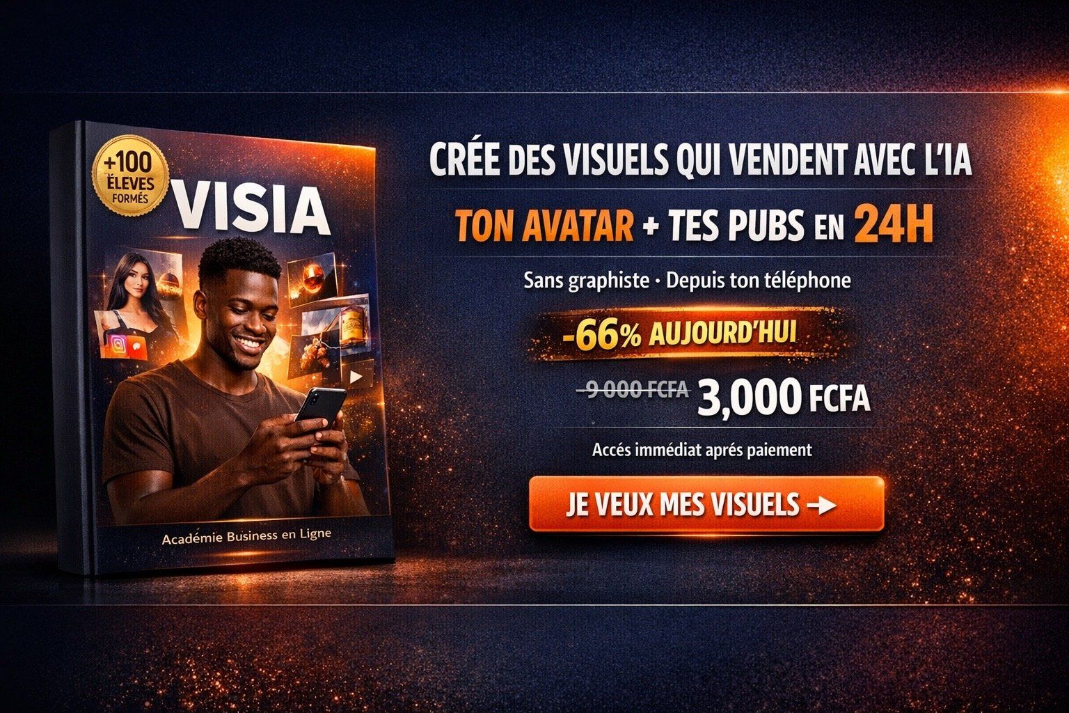 VISIA: Le Guide IA pour créer tes pubs et ton avatar de marque.