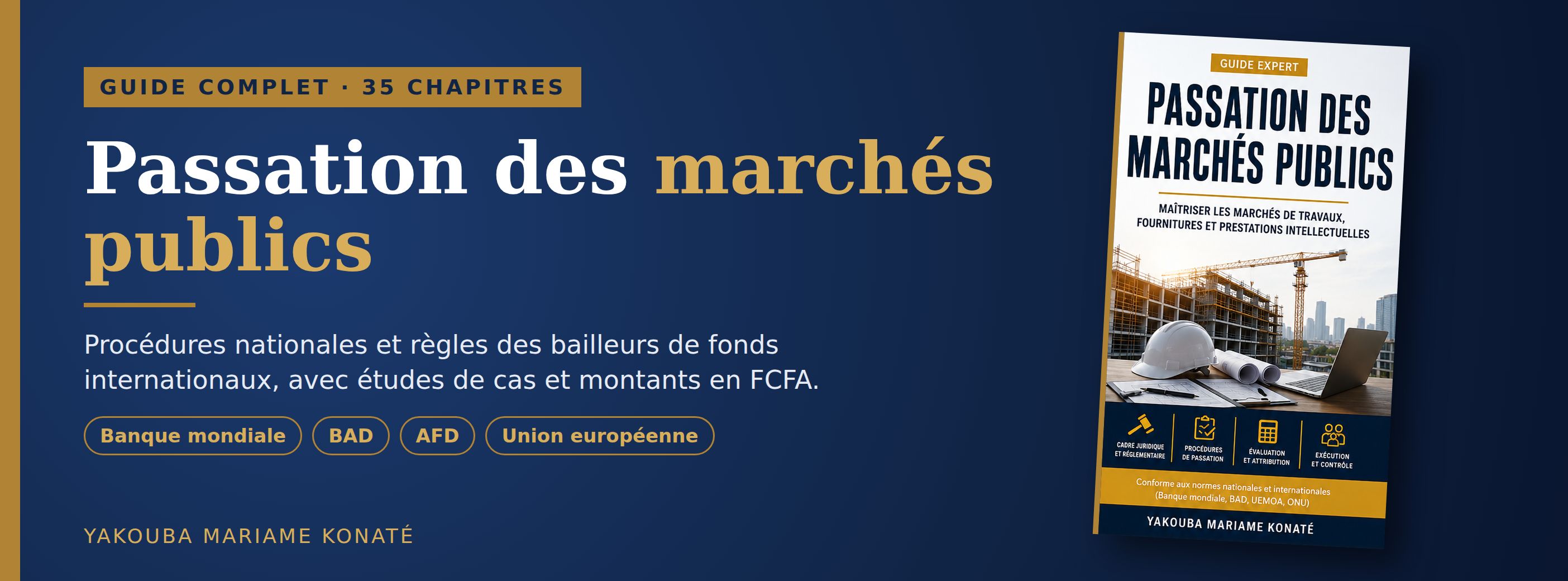 Marchés publics : le guide complet de la passation – Banque mondiale, BAD, AFD, UE
