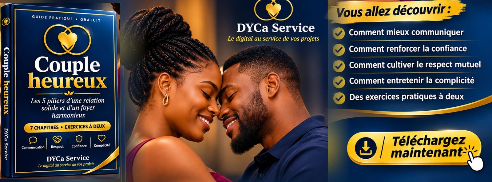 Couple heureux💝 : les 5 piliers d'une relation solide et d'un foyer harmonieux (PDF gratuit)
