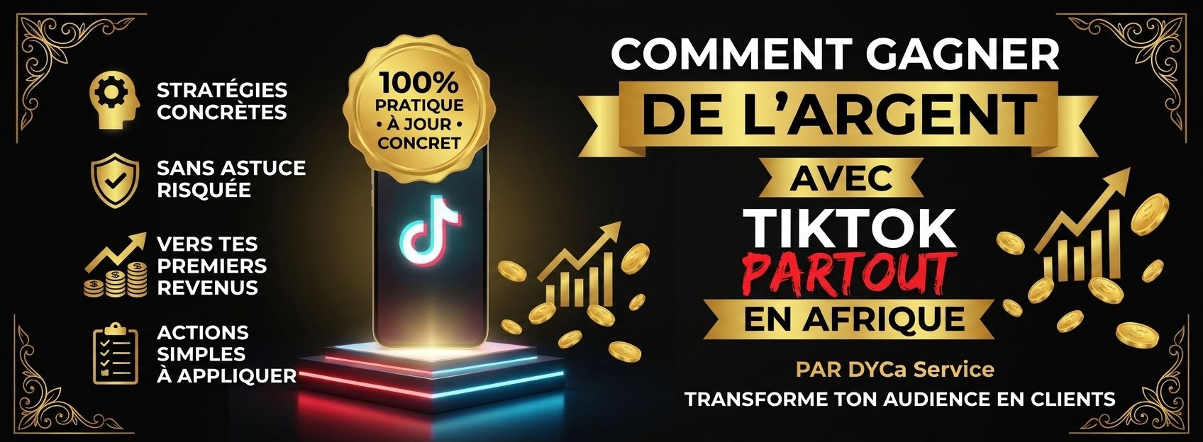 Comment gagner de l'argent avec TikTok partout en Afrique (Ebook PDF)