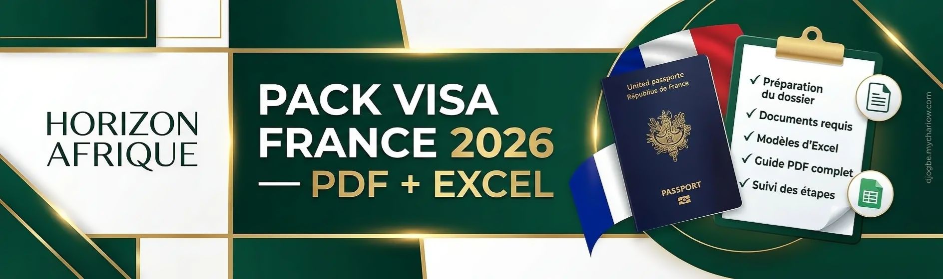 Pack visa France 2026