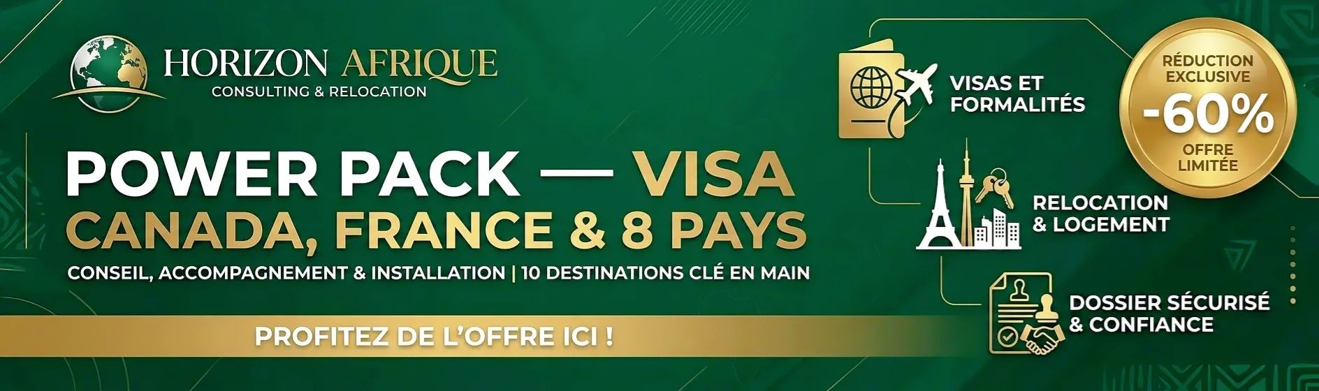 Visa & Relocation Power Pack - Visas France & Canada + Visa Ready